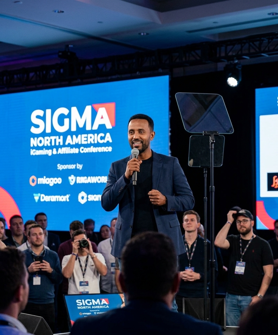Nahom Abraha reviewing a crash game on mobile
