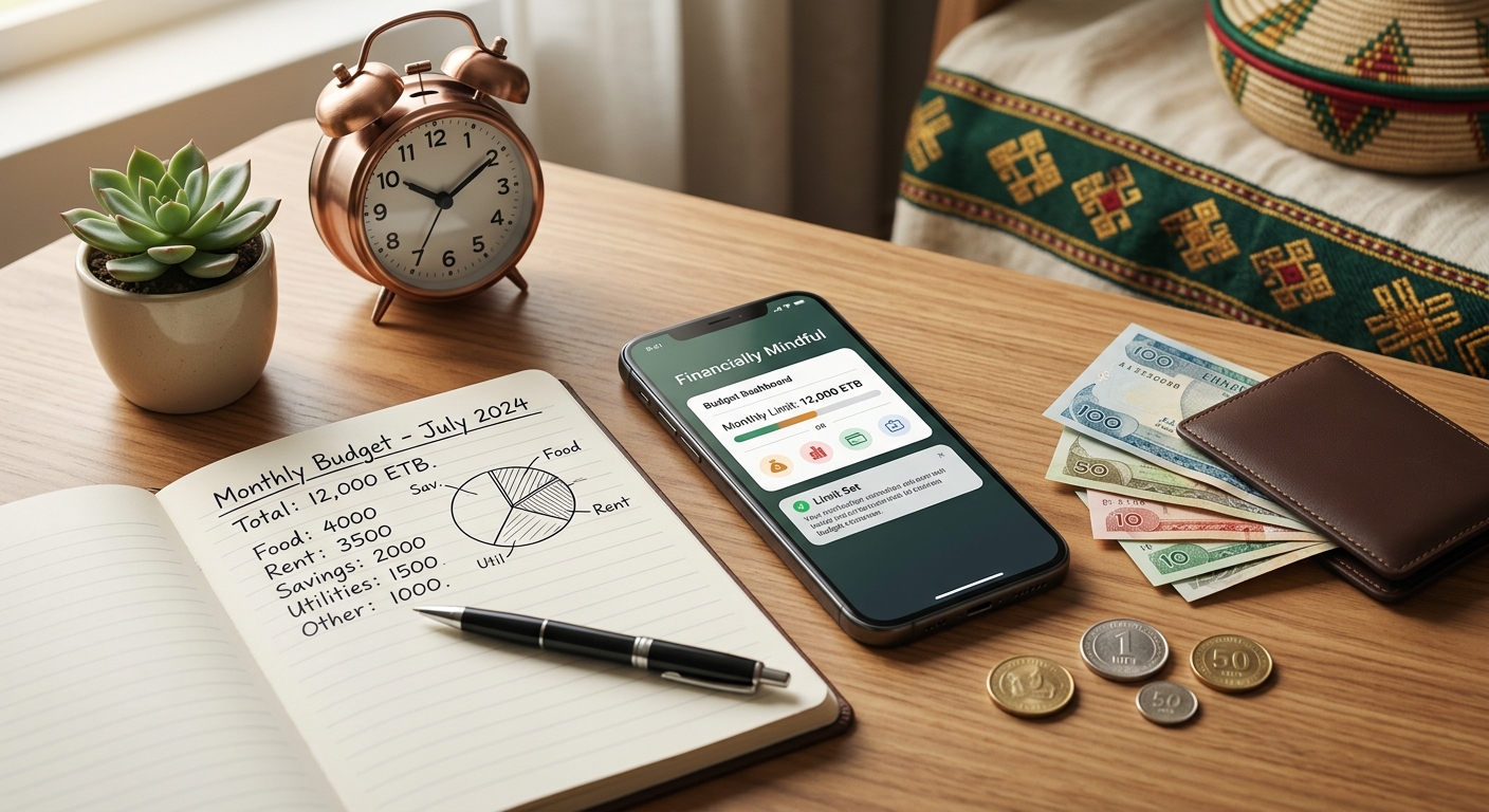Phone with a timer and budget reminder for responsible play